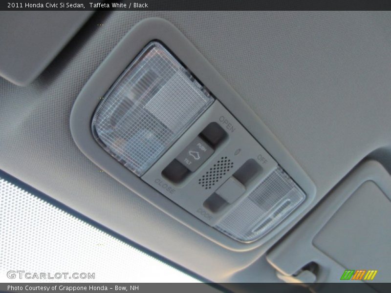 Taffeta White / Black 2011 Honda Civic Si Sedan