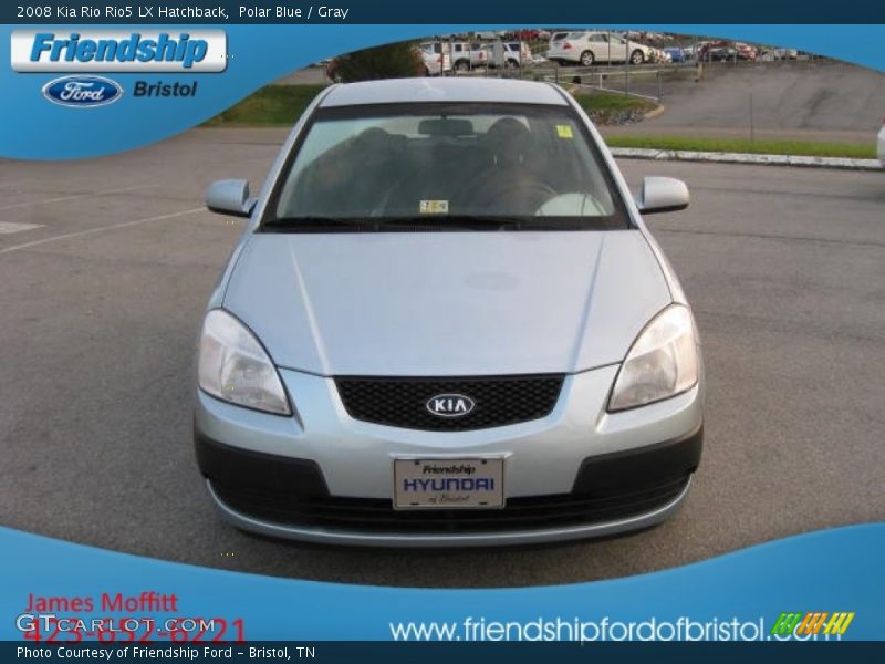 Polar Blue / Gray 2008 Kia Rio Rio5 LX Hatchback