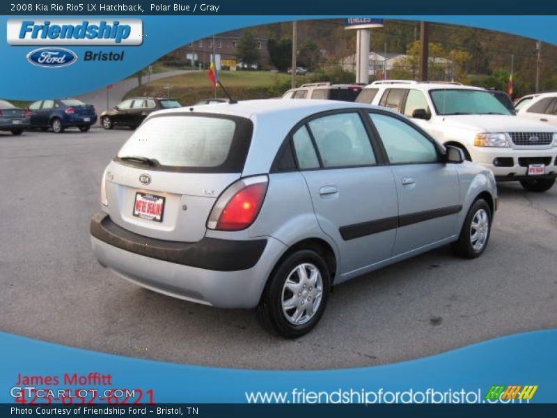 Polar Blue / Gray 2008 Kia Rio Rio5 LX Hatchback