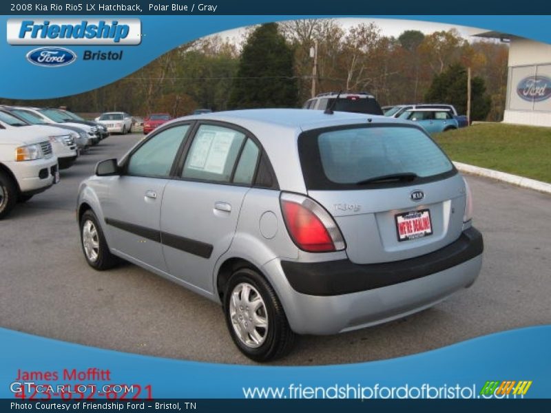 Polar Blue / Gray 2008 Kia Rio Rio5 LX Hatchback
