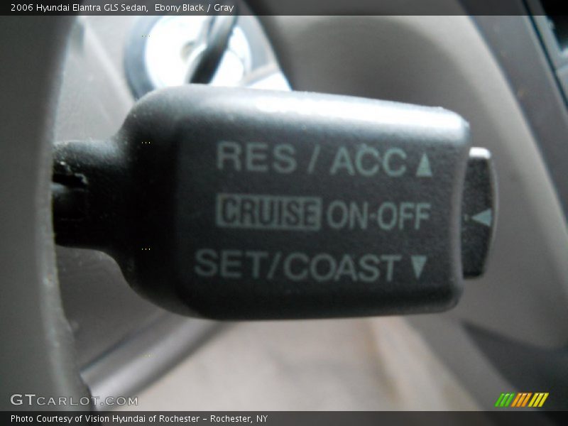 Ebony Black / Gray 2006 Hyundai Elantra GLS Sedan