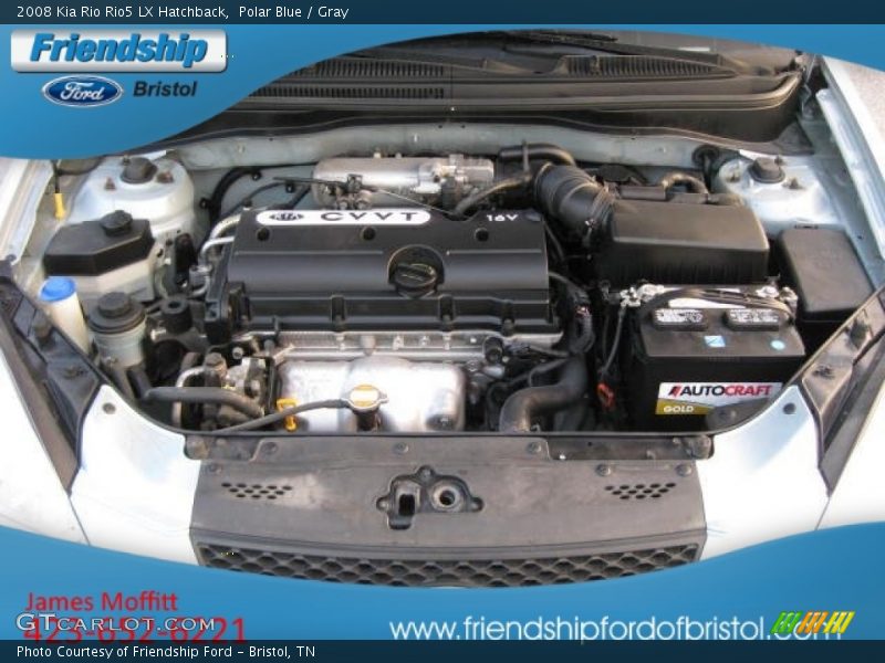 Polar Blue / Gray 2008 Kia Rio Rio5 LX Hatchback