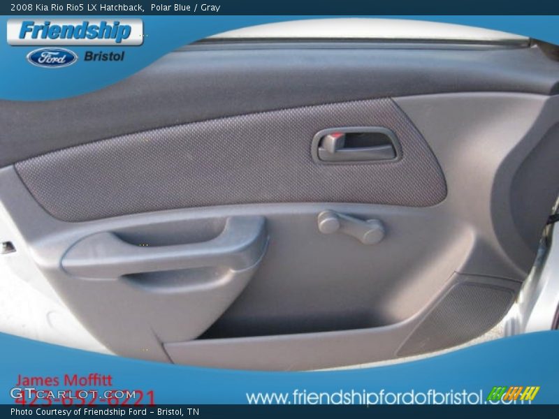 Polar Blue / Gray 2008 Kia Rio Rio5 LX Hatchback