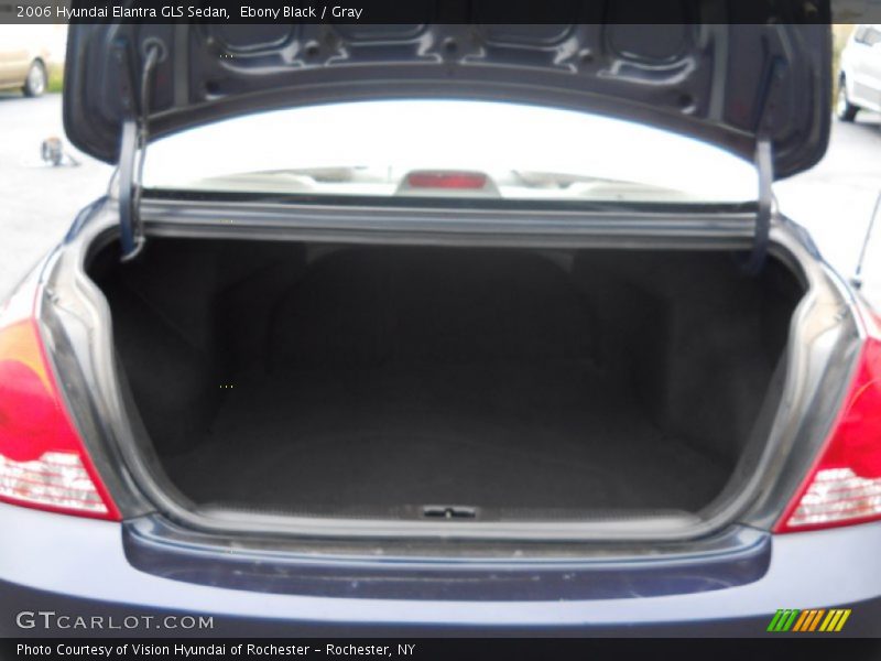 Ebony Black / Gray 2006 Hyundai Elantra GLS Sedan