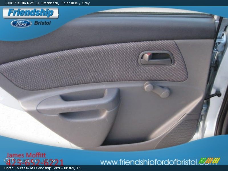 Polar Blue / Gray 2008 Kia Rio Rio5 LX Hatchback