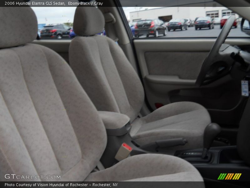Ebony Black / Gray 2006 Hyundai Elantra GLS Sedan