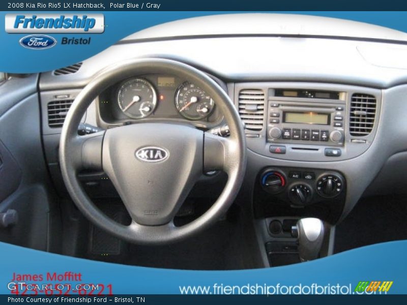 Polar Blue / Gray 2008 Kia Rio Rio5 LX Hatchback