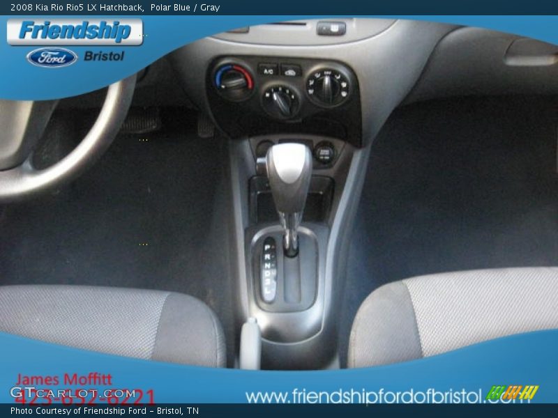 Polar Blue / Gray 2008 Kia Rio Rio5 LX Hatchback