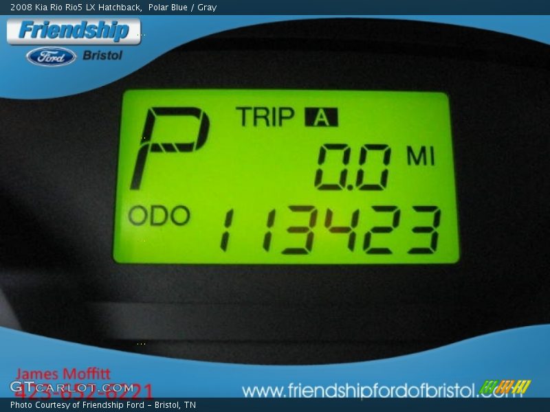 Polar Blue / Gray 2008 Kia Rio Rio5 LX Hatchback