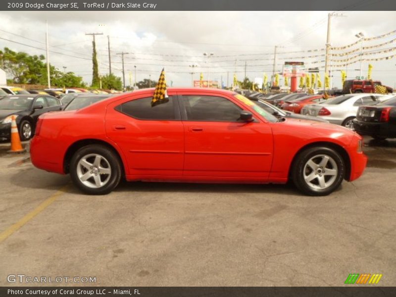 TorRed / Dark Slate Gray 2009 Dodge Charger SE