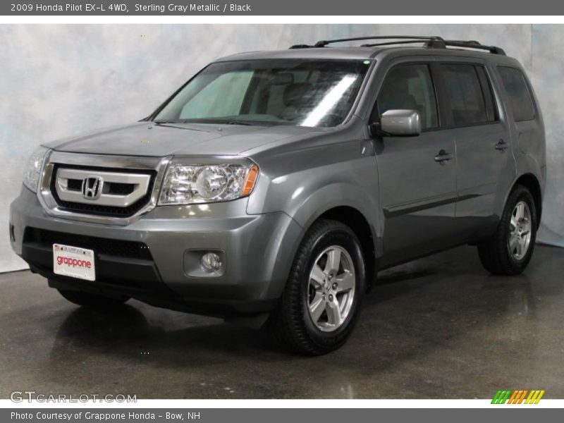 Sterling Gray Metallic / Black 2009 Honda Pilot EX-L 4WD