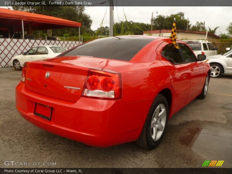 TorRed / Dark Slate Gray 2009 Dodge Charger SE