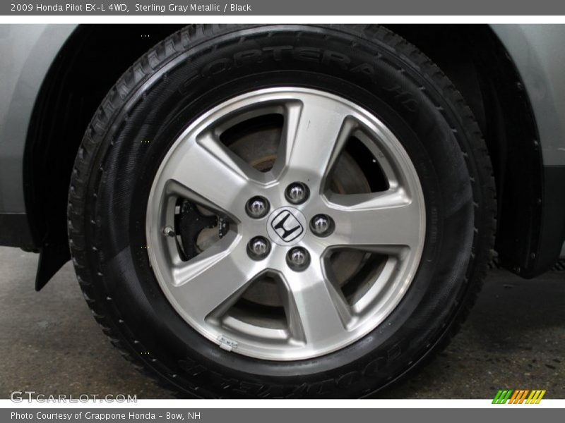 Sterling Gray Metallic / Black 2009 Honda Pilot EX-L 4WD