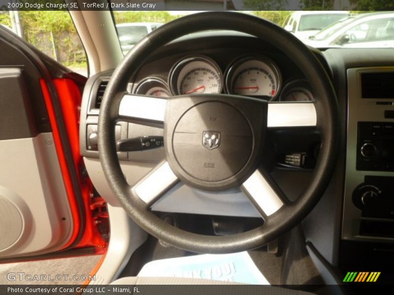 TorRed / Dark Slate Gray 2009 Dodge Charger SE