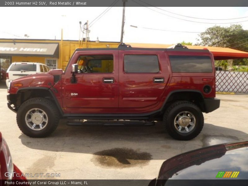 Red Metallic / Wheat 2003 Hummer H2 SUV