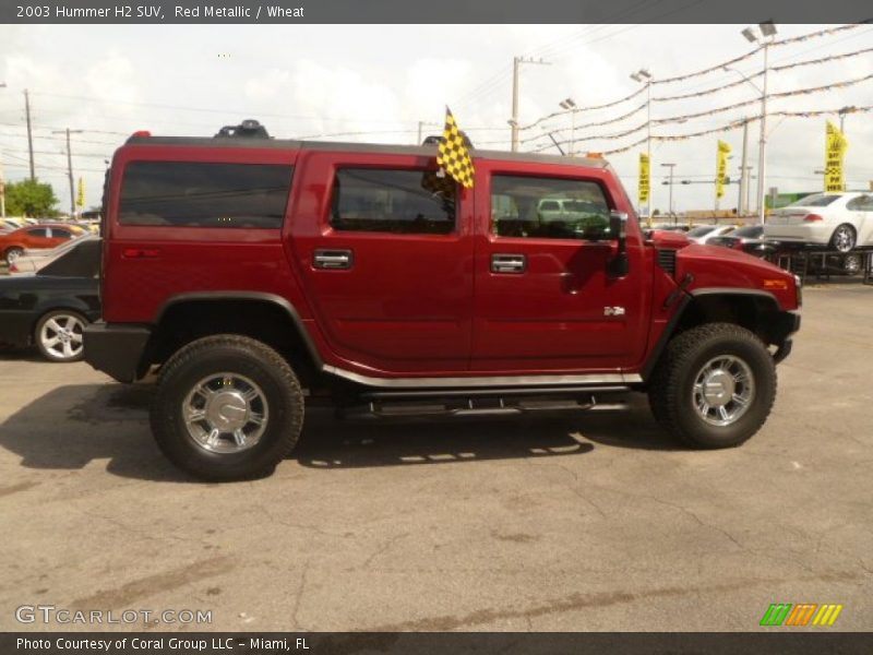 Red Metallic / Wheat 2003 Hummer H2 SUV