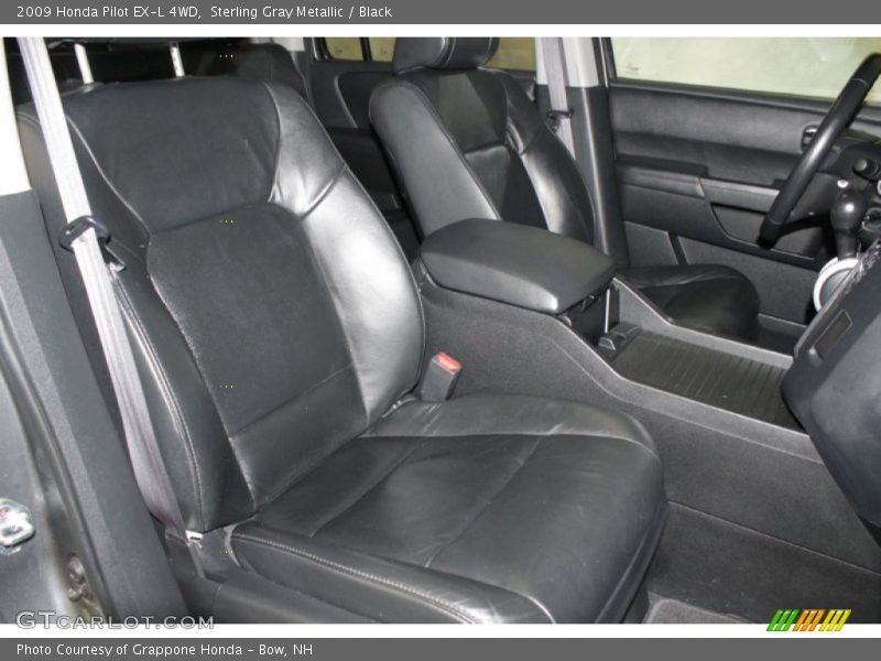 Sterling Gray Metallic / Black 2009 Honda Pilot EX-L 4WD