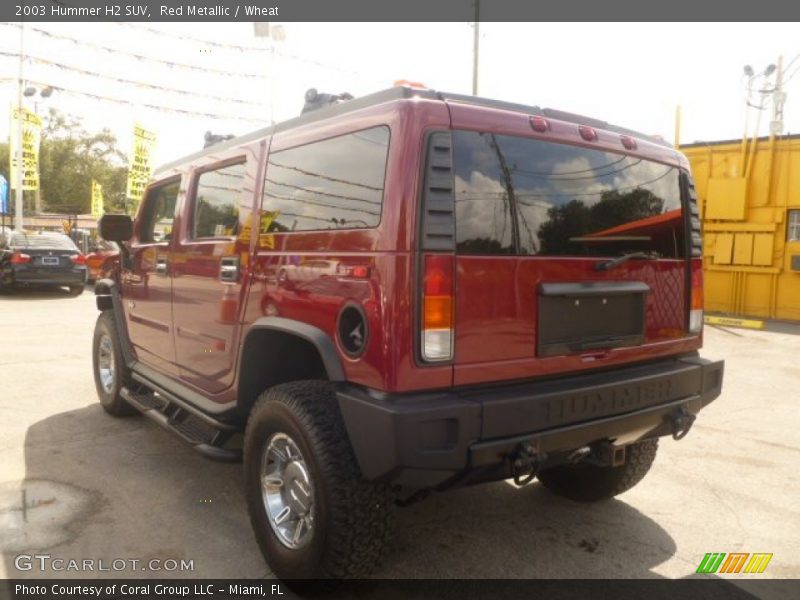 Red Metallic / Wheat 2003 Hummer H2 SUV