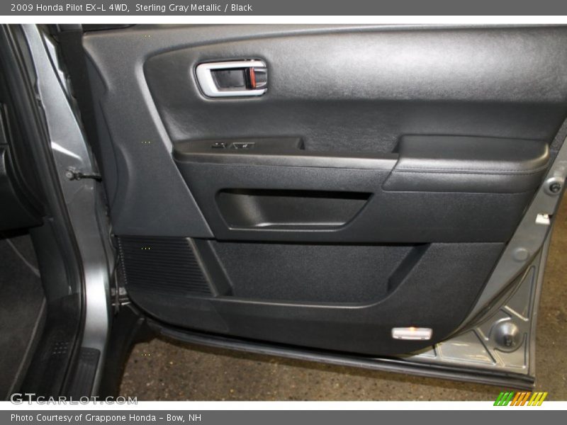 Sterling Gray Metallic / Black 2009 Honda Pilot EX-L 4WD