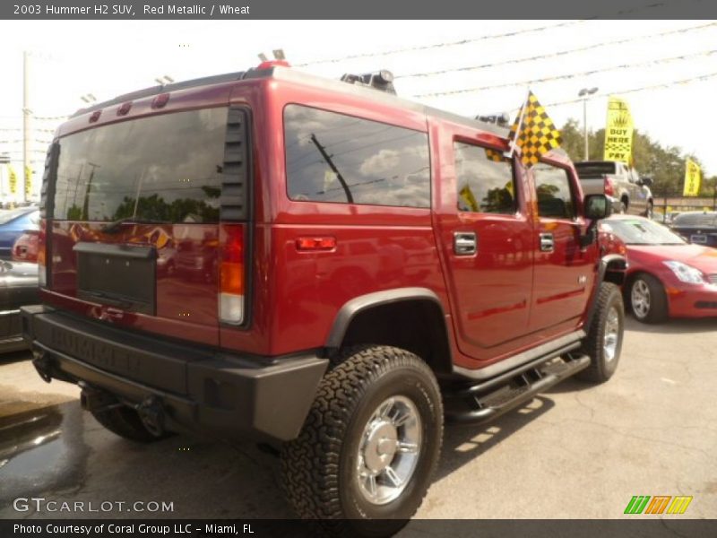 Red Metallic / Wheat 2003 Hummer H2 SUV