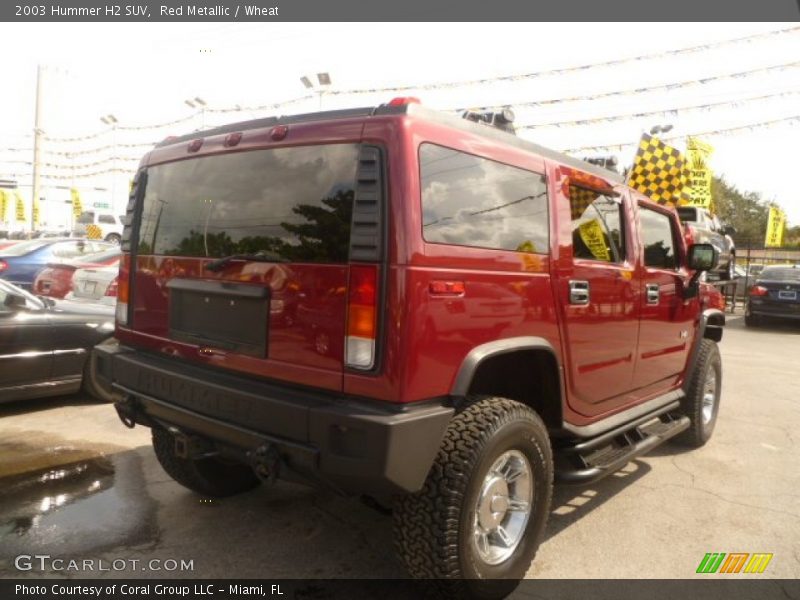 Red Metallic / Wheat 2003 Hummer H2 SUV