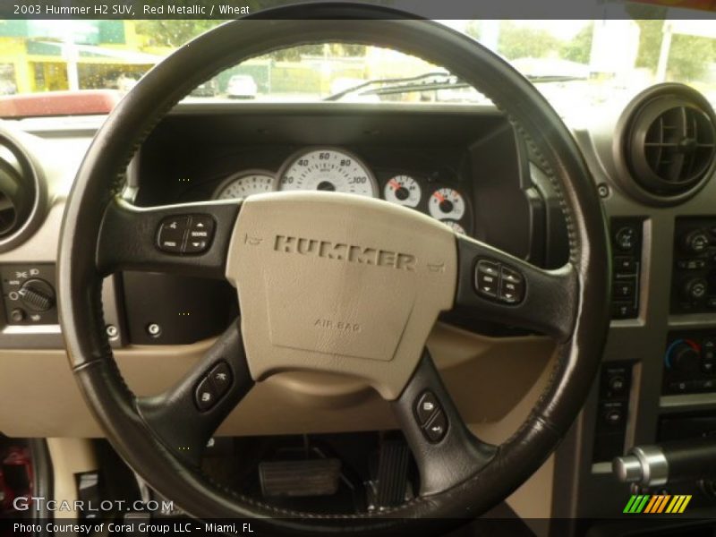Red Metallic / Wheat 2003 Hummer H2 SUV