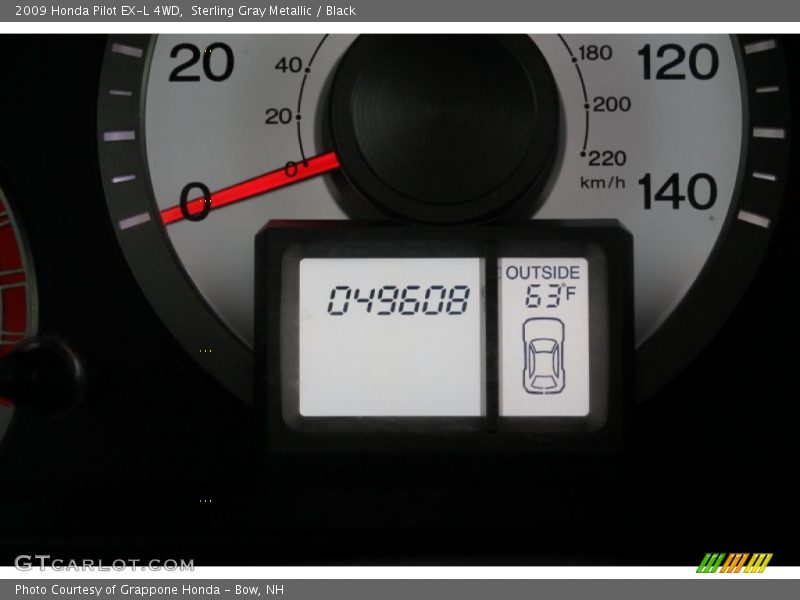 Sterling Gray Metallic / Black 2009 Honda Pilot EX-L 4WD