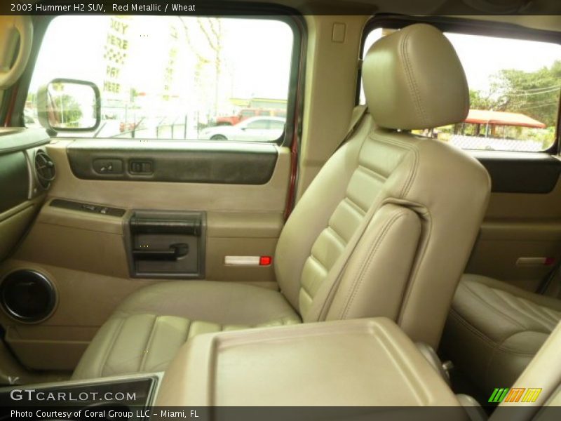 Red Metallic / Wheat 2003 Hummer H2 SUV