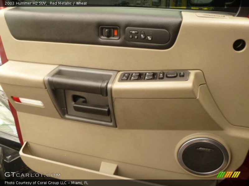 Red Metallic / Wheat 2003 Hummer H2 SUV