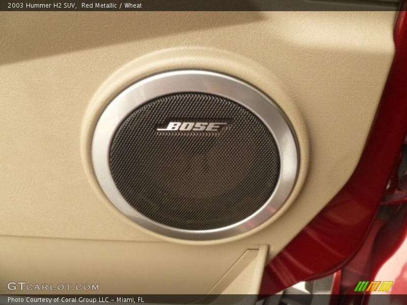 Red Metallic / Wheat 2003 Hummer H2 SUV