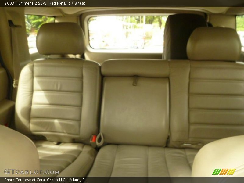 Red Metallic / Wheat 2003 Hummer H2 SUV