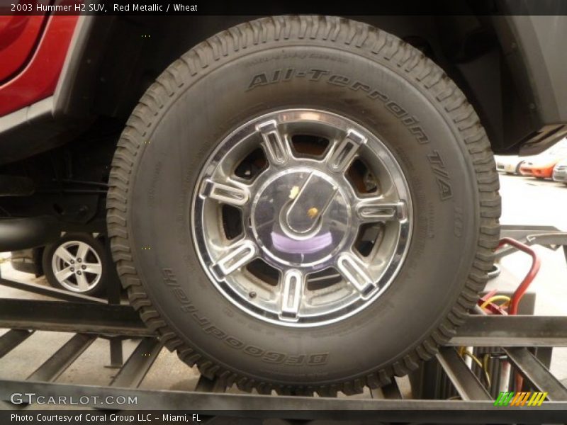 Red Metallic / Wheat 2003 Hummer H2 SUV