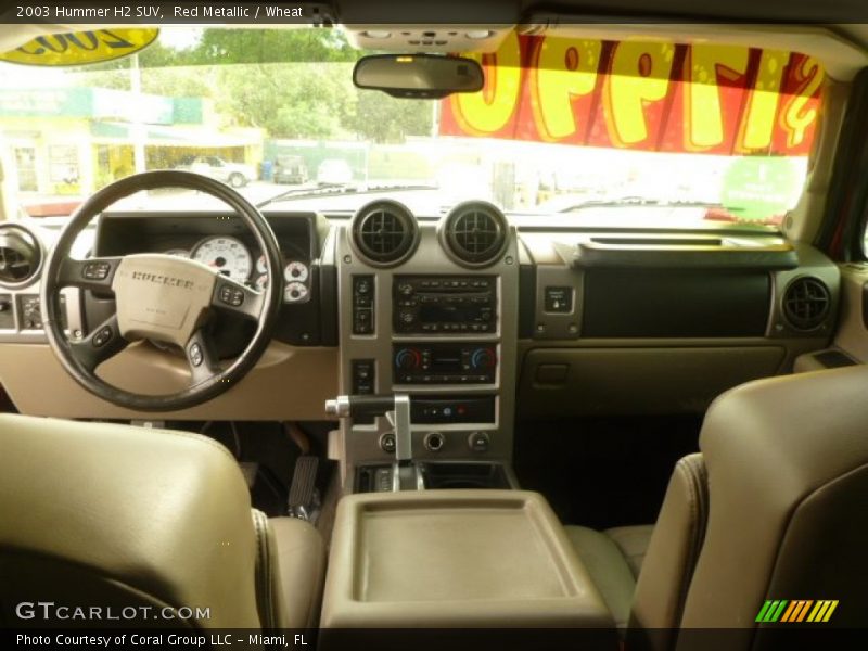 Red Metallic / Wheat 2003 Hummer H2 SUV