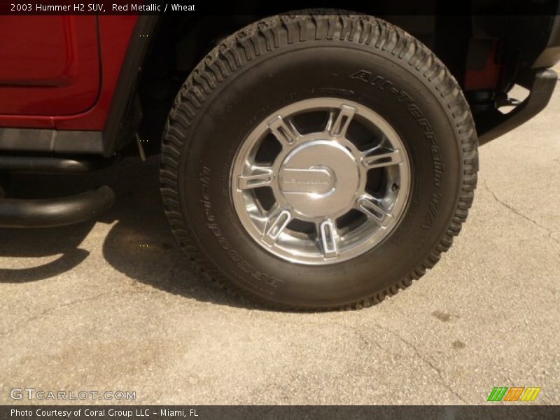 Red Metallic / Wheat 2003 Hummer H2 SUV