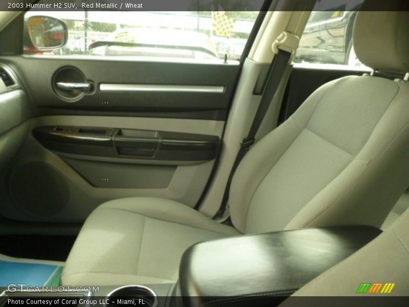Red Metallic / Wheat 2003 Hummer H2 SUV