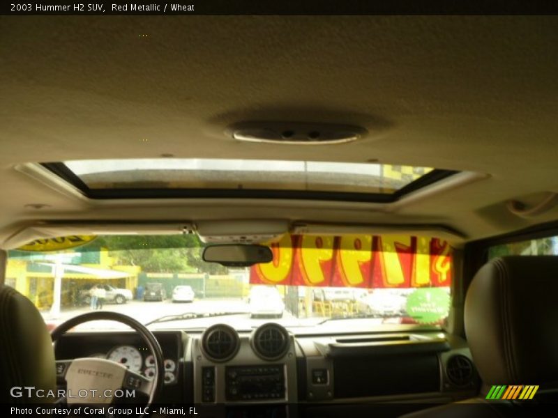 Red Metallic / Wheat 2003 Hummer H2 SUV