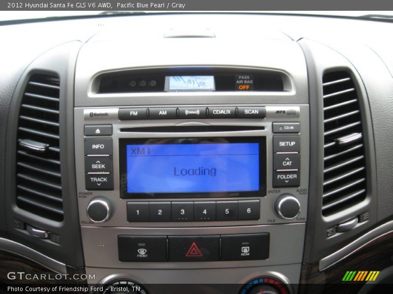Audio System of 2012 Santa Fe GLS V6 AWD