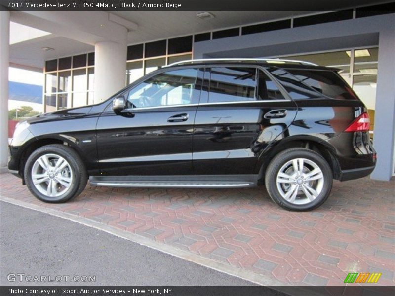 Black / Almond Beige 2012 Mercedes-Benz ML 350 4Matic