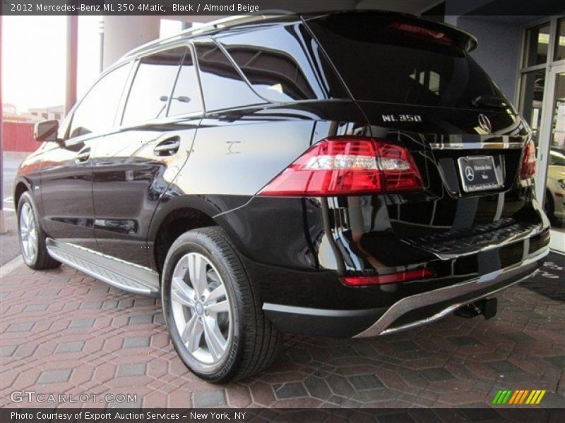 Black / Almond Beige 2012 Mercedes-Benz ML 350 4Matic