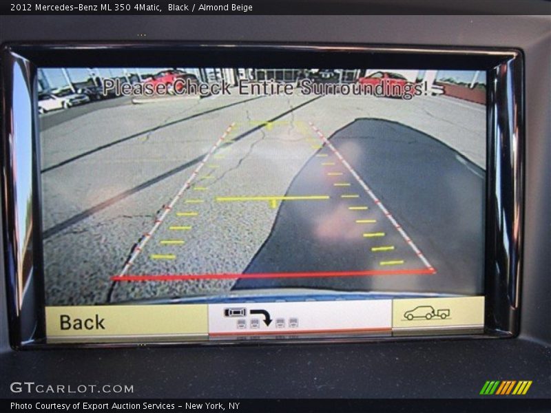Black / Almond Beige 2012 Mercedes-Benz ML 350 4Matic