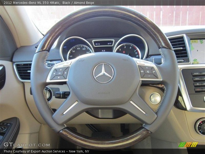 Black / Almond Beige 2012 Mercedes-Benz ML 350 4Matic