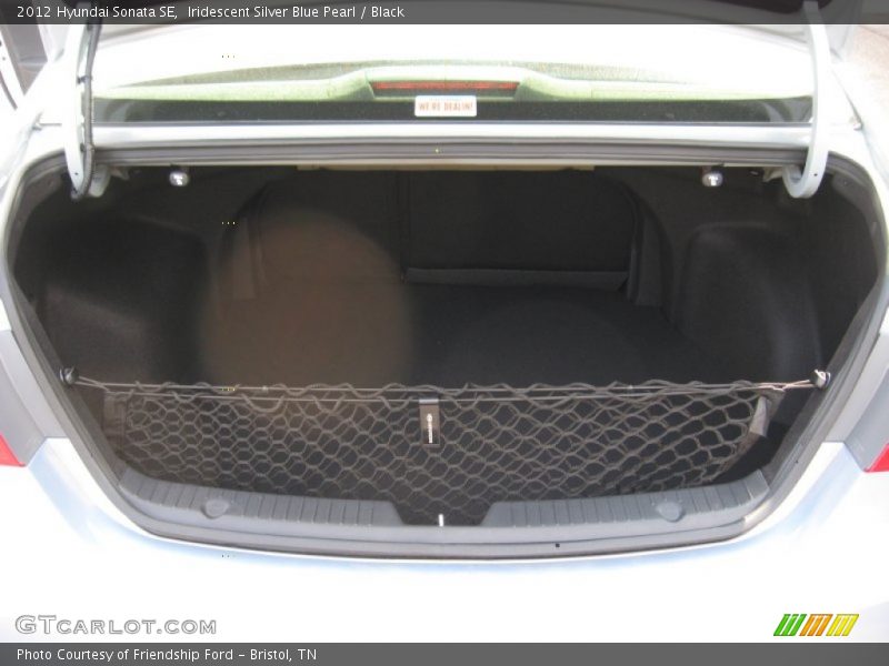 Iridescent Silver Blue Pearl / Black 2012 Hyundai Sonata SE
