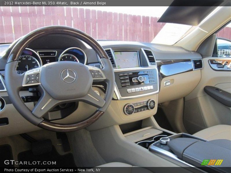 Black / Almond Beige 2012 Mercedes-Benz ML 350 4Matic