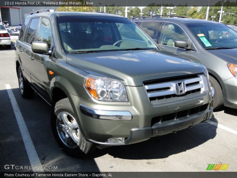 Polished Metal Metallic / Blue 2010 Honda Pilot LX