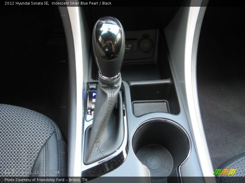 Iridescent Silver Blue Pearl / Black 2012 Hyundai Sonata SE