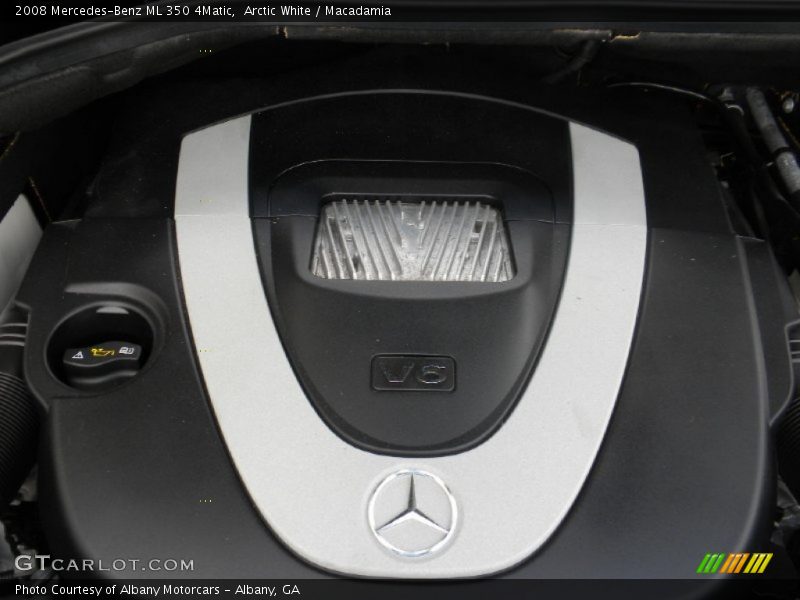 Arctic White / Macadamia 2008 Mercedes-Benz ML 350 4Matic