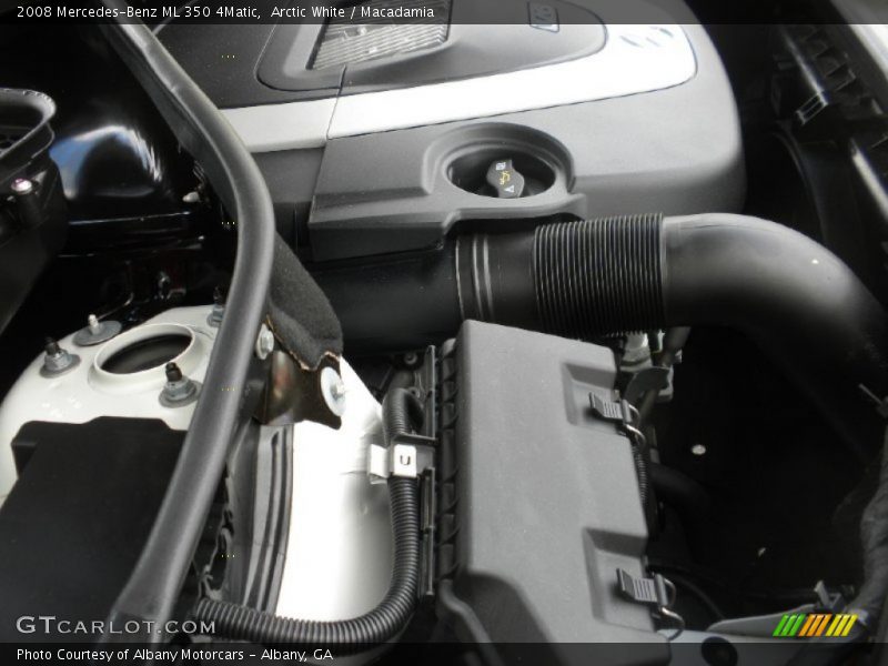 Arctic White / Macadamia 2008 Mercedes-Benz ML 350 4Matic