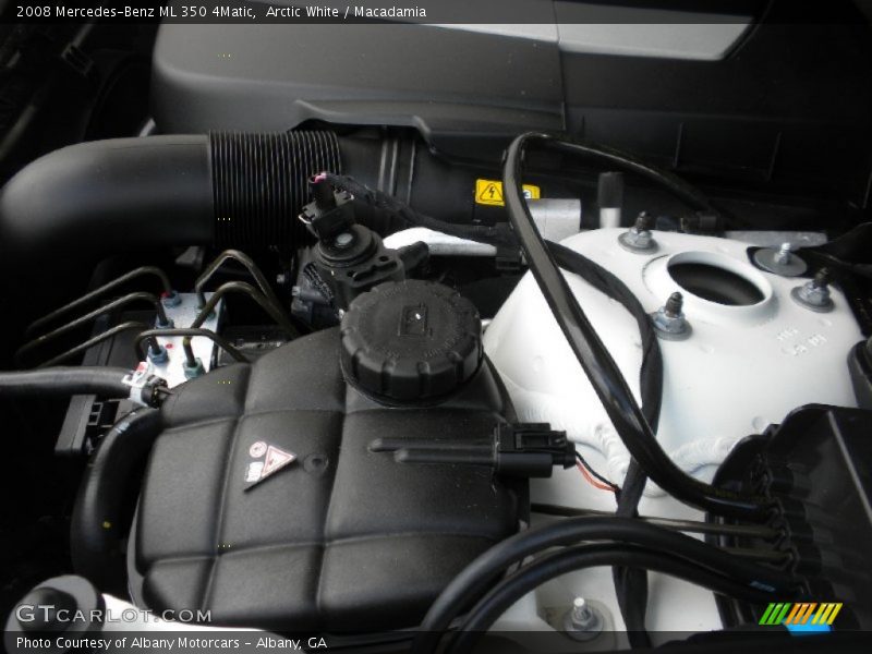 Arctic White / Macadamia 2008 Mercedes-Benz ML 350 4Matic