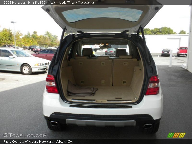 Arctic White / Macadamia 2008 Mercedes-Benz ML 350 4Matic