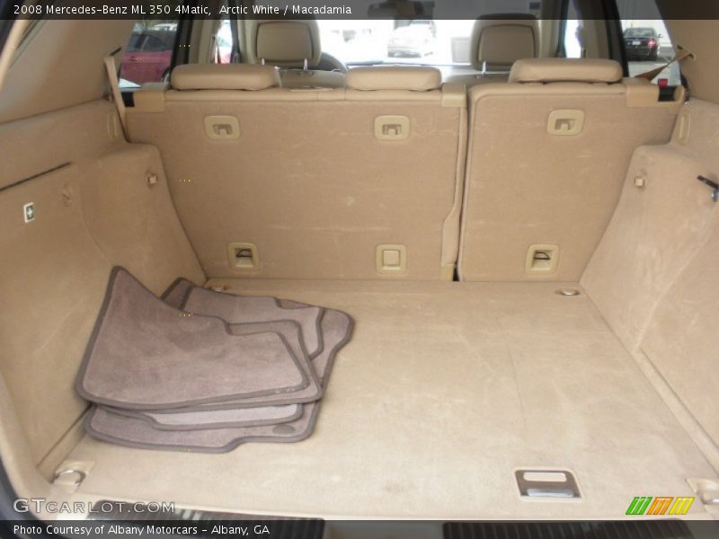 Arctic White / Macadamia 2008 Mercedes-Benz ML 350 4Matic